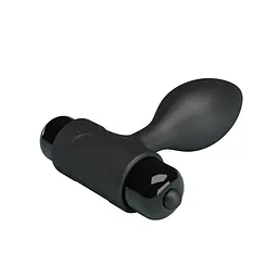 Анальна пробка - Pretty Love Vibra Butt Plug Black - мініатюра 5