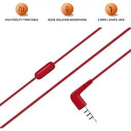 Навушники JBL C50 HI Red (JBLC50HIRED) - мініатюра 3