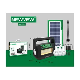 Ліхтар NEWVEW комплект NV-T220 Solar Panel 4500mAh (NWVW-NV-T220-GN) - мініатюра 6