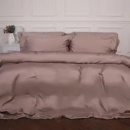 Постільна білизна MirSon Tencel №08 Beige 143х210 полуторний (2200009637117)