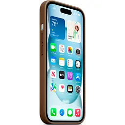 Чохол FineWoven Case with MagSafe для iPhone 15 Taupe AAA [94500] - мініатюра 3