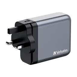 Зарядний пристрій Verbatim GaN 140 W 4 ports (2xUSB-C-140 W,USB-C 20 W /USB-A -3.0) (32203) - мініатюра 5