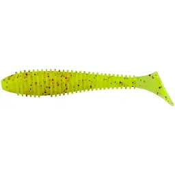 Силікон Keitech Swing Impact Fat 3.8" PAL#01 Chartreuse Red Flk (6 шт/уп)