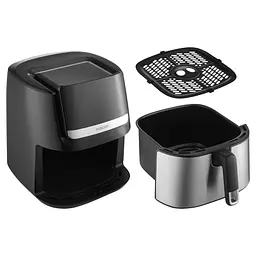 Мультипіч Sencor Vita Fryer нержавіюча сталь-чорна 1600 Вт (SFR6600SS) - мініатюра 7
