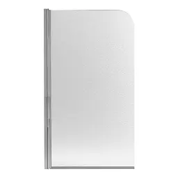 Шторка для ванни Qtap Standard CRM407513APL Pear, Ліва, матовий, хром