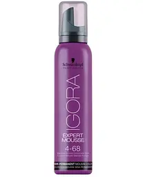 Мус-фарба для волосся Schwarzkopf Professional Igora Expert Mousse, відтінок 4-68, 100 мл (1917268) - мініатюра 2
