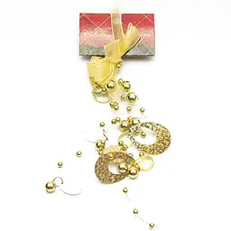 Ялинкова іграшка підвісне намисто Sun Fai 20 см пластик в асортименті (001668-3) - мініатюра 2