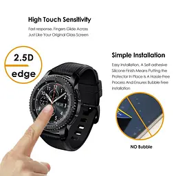 Загартоване захисне скло VSKEY для годинників Samsung Galaxy Gear S2, S4, Sport Watch, диаметр 30,5 мм - мініатюра 6