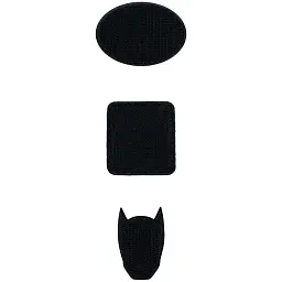 Набір бейджів на липучці Kite DC Comics Batman DC24-3012-1 3 шт. - мініатюра 3
