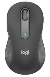 Миша бездротова Logitech Signature M650 L for Business, Graphite, Bluetooth / 2.4GHz, оптична, 400-2000 dpi, 5 кнопок, 1xAA (910-006348)