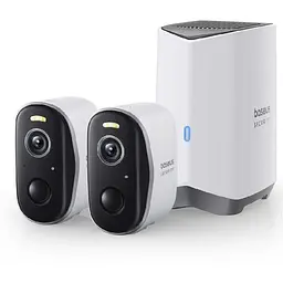IP-камера відеоспостереження Baseus Security N1 Plus Outdoor Camera 2K 2-Cam Kit біла EU (S0TY002131)