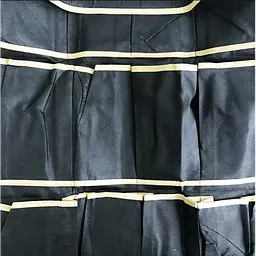 Органайзер для взуття підвісний 16 кишень 100×44 см, настінний текстильний чорний - мініатюра 2
