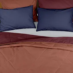 Покривало Cosas COPPER QUILT 105х140 см мідне (Blanket_101Copper-97Blueberry_105х140) - мініатюра 2