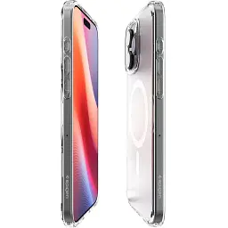 Чохол-накладка Spigen Ultra Hybrid with MagFit для Apple iPhone 16 Pro Max Frost Clear (ACS08002) - мініатюра 5