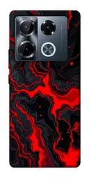 TPU чохол Demsky Black red marble для Infinix Note 40 Pro 4G