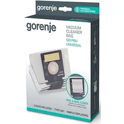 Мішки для пилососiв Gorenje GB1PBU + фільтр мотора (570741) - мініатюра 4