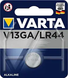 Батарейки AG13/LR44, Varta, 1 шт, Blister (04276101401)