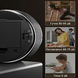 Кухонний електронний таймер Youpin з магнітним кріпленням (чорний) - мініатюра 6