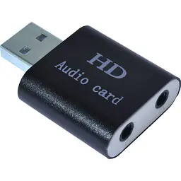 Звукова карта Dynamode USB-SOUND7-ALU_BLACK [97517] - мініатюра 1
