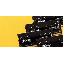 Пристрій для ноутбуків Kingston Fury 32 GB SO-DIMM DDR4 3200 MHz Impact (KF432S20IB/32) - мініатюра 6