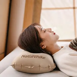 Подушка надувна Naturehike NH17A001-L, 46 х 27 см, коричнева - мініатюра 3