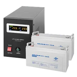 Комплект резервного живлення LP (LogicPower) ДБЖ + мультигелева батарея (UPS B1500 + АКБ MG 2880Wh)