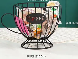 Ваза для фруктів Viva Lacy Cup Black (6983943) - мініатюра 2