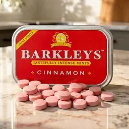 Льодяники Barkleys Tastefully Intense Mints Cinnamon 15г - мініатюра 3