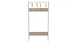 Вішалка модульна підлогова Треліс 13 180x90x38 білий ДСП Дуб Сан-Марино 16мм FRD-104332 - мініатюра 4
