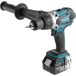 Шурупокрут-дриль з боковим руків'ям акумуляторний Makita DDF458Z (91 Нм, 1.5-13 мм, LXT, без акумуляторів та зарядного пристрою)