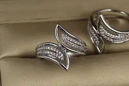Кільце Xuping Jewelry крильця 19 р сріблясте - мініатюра 3