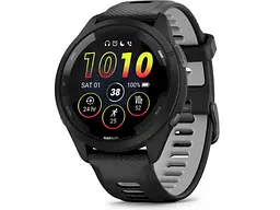 Смарт-годинник Garmin Forerunner 265 Black Bezel and Case w. Black/Powder Gray Silicone Band (010-02810-00/10/50)