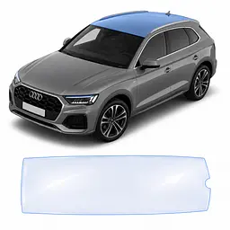 Антигравійна захисна бронеплівка за лекалами для Audi Q5 FY facelift 2021-2024 - зона даху