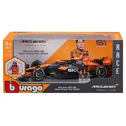 Автомодель з фігуркою — McLaren MCL38 (1:24), в асортименті - мініатюра 3