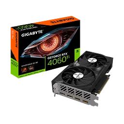 Відеокарта GeForce RTX 4060 Ti 8GB Gigabyte WindForce OC (GV-N406TWF2OC-8GD)