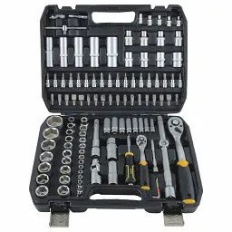 Набір інструментів Sigma насадок торцевих та біт 1/4", 1/2" 110 шт CrV mid (6003771) - мініатюра 7