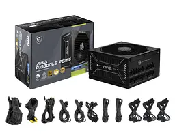 Блок живлення MSI MAG A1000GLS PCIE5 PCIE5 1000W - мініатюра 4
