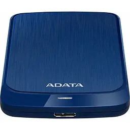 Зовнішній жорсткий диск Adata переносний HV320 1 TB USB 3.2 (AHV320-1TU31-CBL) синій - мініатюра 2