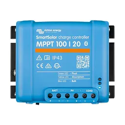 MPPT-контролер заряду сонячних панелей Victron Energy SmartSolar MPPT 100/20-48V (99-00010932) - мініатюра 2