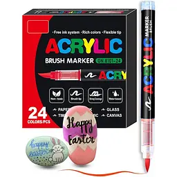 Дитячий набір акрилових маркерів Bambi MARK24, 24 штуки