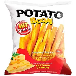 Картопля Золоте Зерно 25г з сиром Potato Boom Hit snack