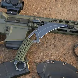 Ніж SOG Gambit XL Чорний-Оливковий - мініатюра 5