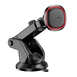 Автотримач для телефону BOROFONE BH125 Roman magnetic car holder Чорний і Червоний - мініатюра 3