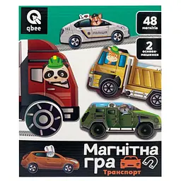 Магнітна гра Qbee Транспорт 48 магнітів (IM-176-M-928)
