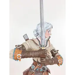 Статуетка Dark Horse Цирила Відьмак 3: Дике полювання Ciri The Witcher 3: Wild Hunt 26см DH TW G 02 - мініатюра 6