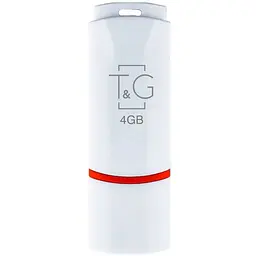 Флеш накопичувач USB 4Gb T&G Classic білий USB 2.0 (TG011-4GBWH)