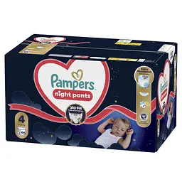 Підгузки Pampers Night Pants Розмір 4 (9-15 кг) 104 шт (8006530320559) - мініатюра 3