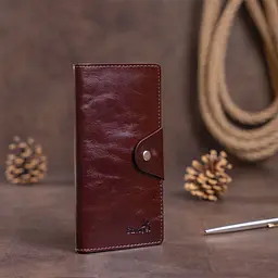 Шкіряне портмоне SHVIGEL 18х8,5х1 см acs0016094 - мініатюра 5