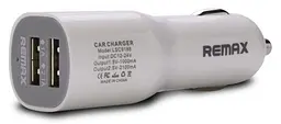 Автомобільний зарядний пристрій Remax RCC201 2USB 2.1A Mini Car Charger mini White - мініатюра 2