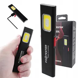 Ліхтарик кишеньковий EDC світлодіодний (COB) акумуляторний з магнітом PROTESTER hoz0014483 - мініатюра 2